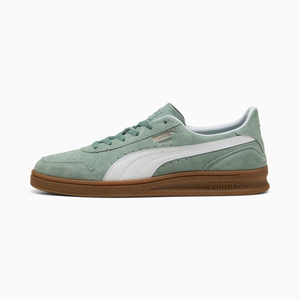 Изображение Puma Кеды Indoor Soft Sneakers #1: Green Moon-PUMA White