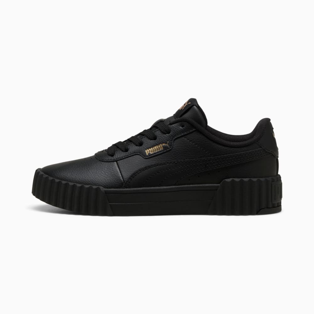 Изображение Puma Кеды Carina 3.0 Sneakers Youth #1: PUMA Black-PUMA Gold