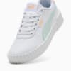 Зображення Puma Кеди Carina 3.0 Sneakers Youth #6: PUMA White-Peaceful Blue-Almost Apricot