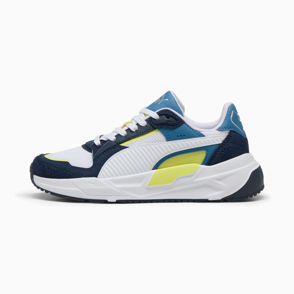 Зображення Puma Кросівки Trinity 2 Sneakers Youth #1: Club Navy-PUMA White-Blue Horizon-Lemon Sherbert