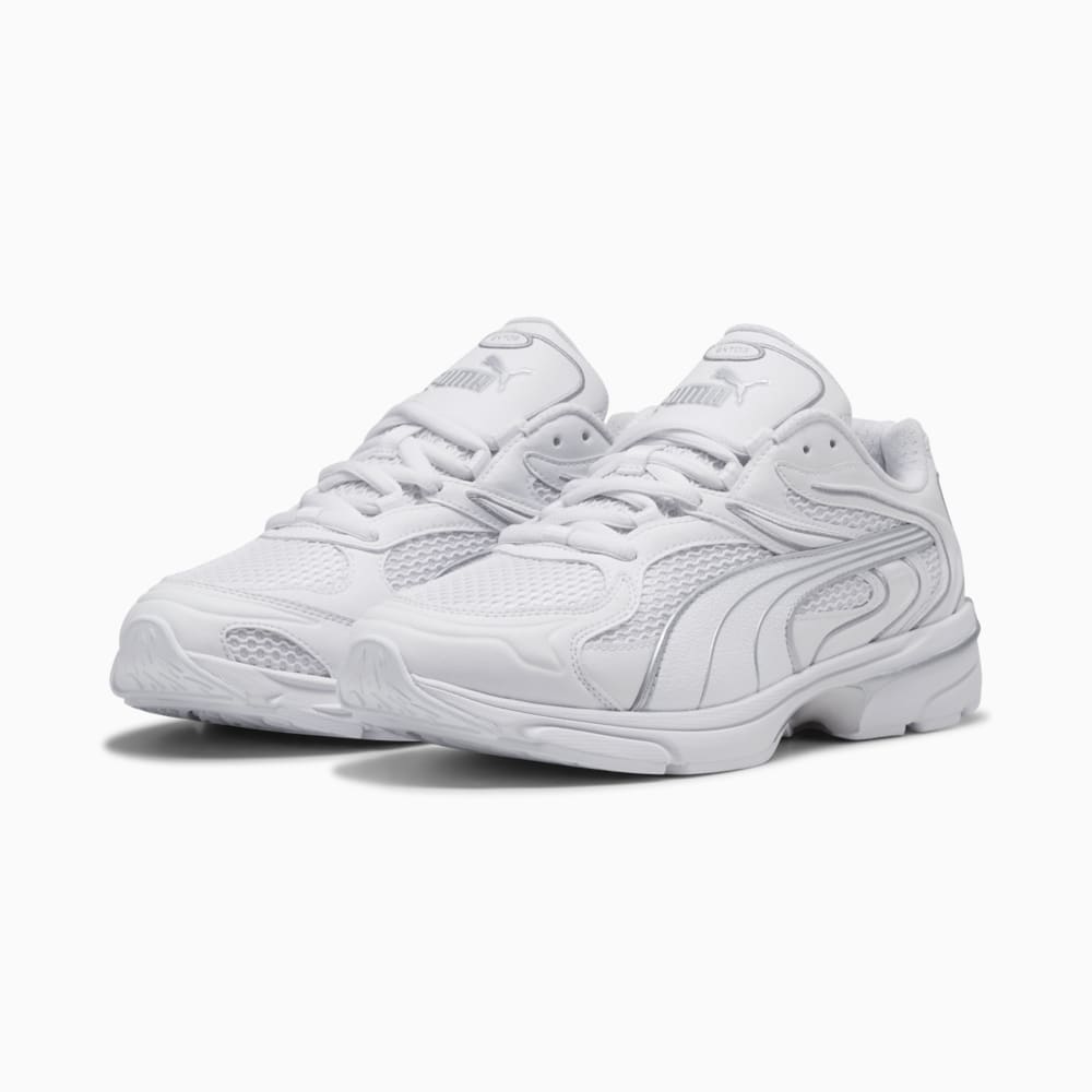 Изображение Puma Кроссовки Extos Axis Sneakers Unisex #2: Feather Gray-PUMA White