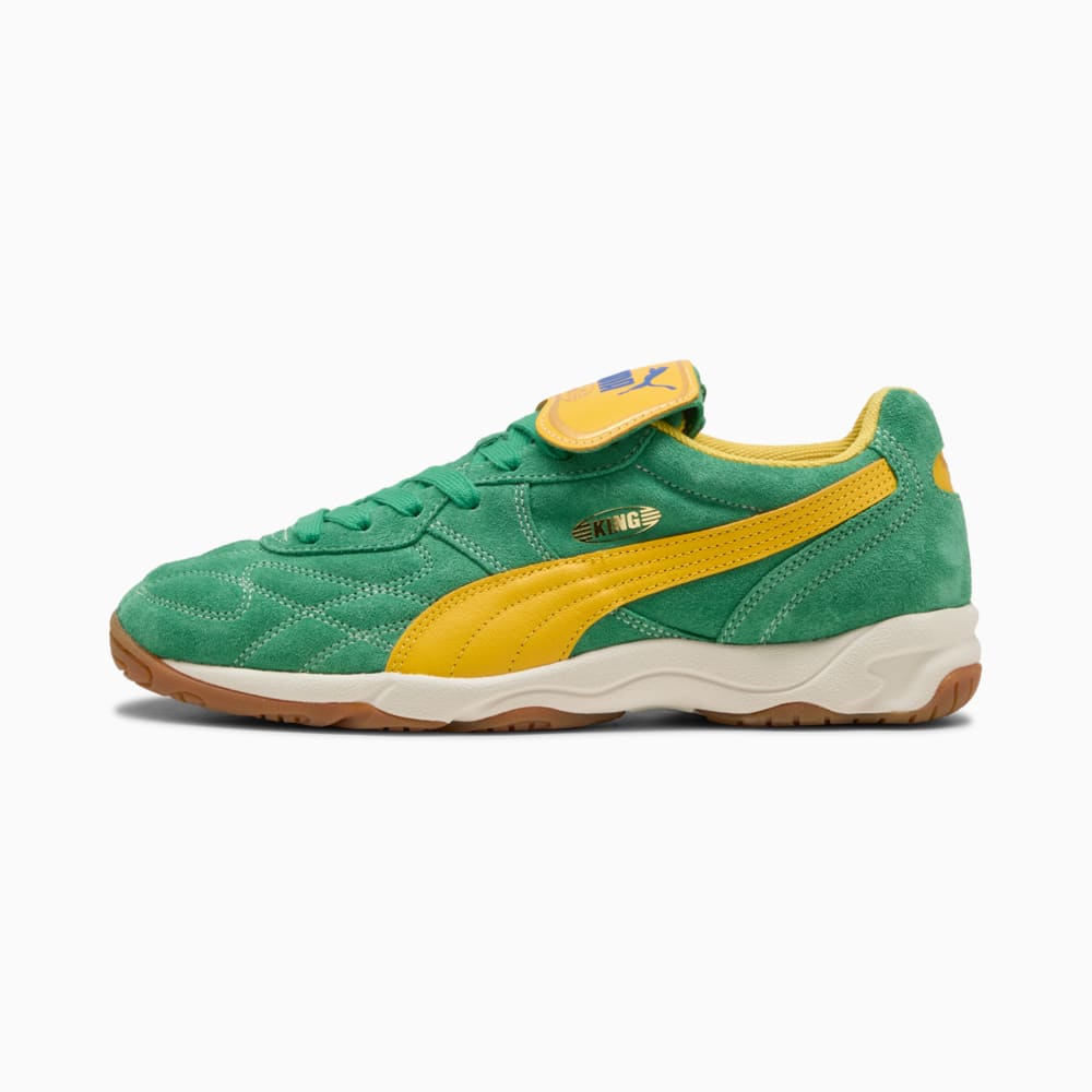 Зображення Puma Кросівки KING Indoor Royalty Sneakers Unisex #1: Archive Green-Yellow Sizzle