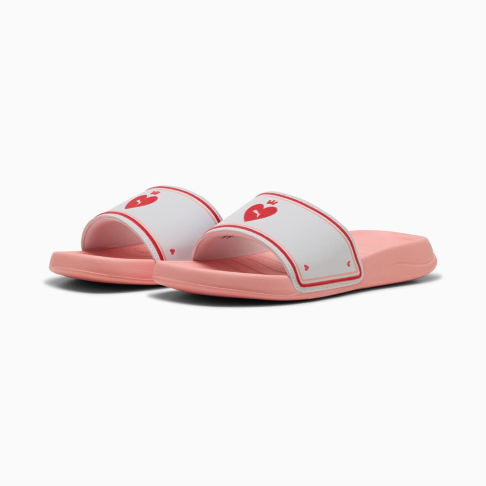Изображение Puma Шлепанцы Popcat 20 Idylle Slides Women #2: PUMA White-For All Time Red-Pink Fruit