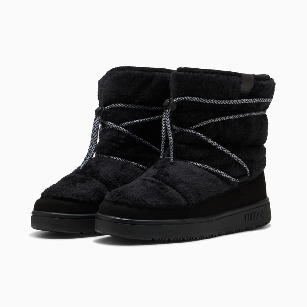 Изображение Puma Ботинки Snowbae Suede Boots Women #2: PUMA Black-Flat Dark Gray