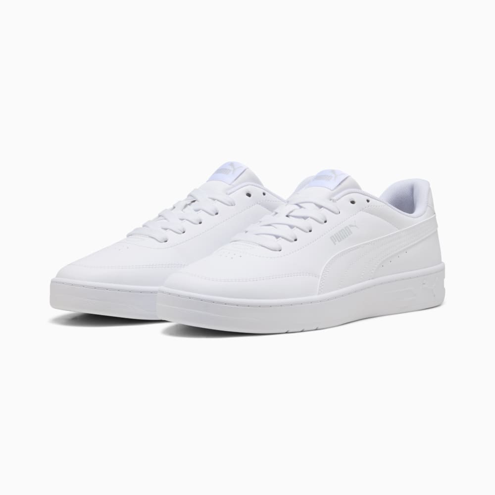 Зображення Puma Кеди Court Classic Clean Sneakers Unisex #2: PUMA White-Cool Light Gray