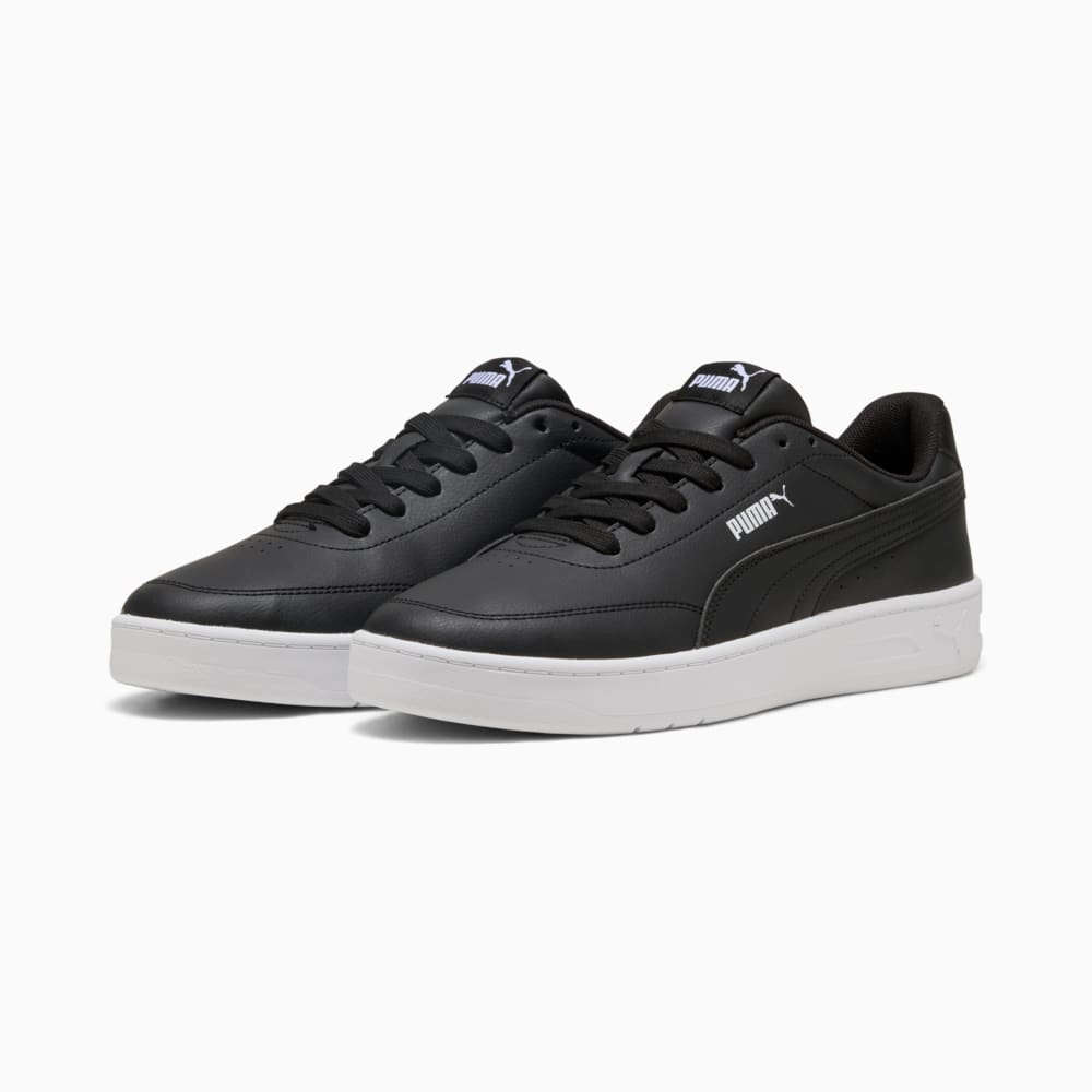 Зображення Puma Кеди Court Classic Clean Sneakers Unisex #2: Puma Black-Puma Black-Puma White