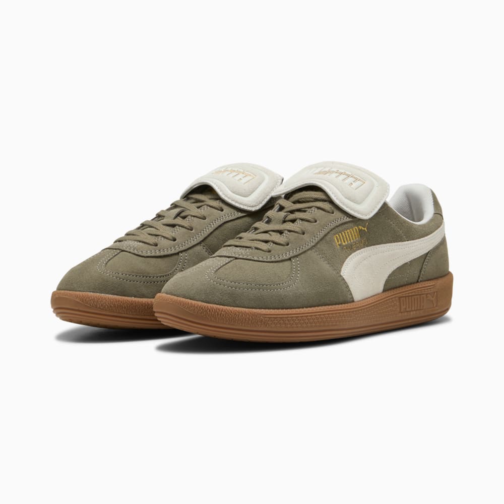 Изображение Puma Кеды Palermo PREMIUM Suede Sneakers #2: Velvet Moss-Warm White