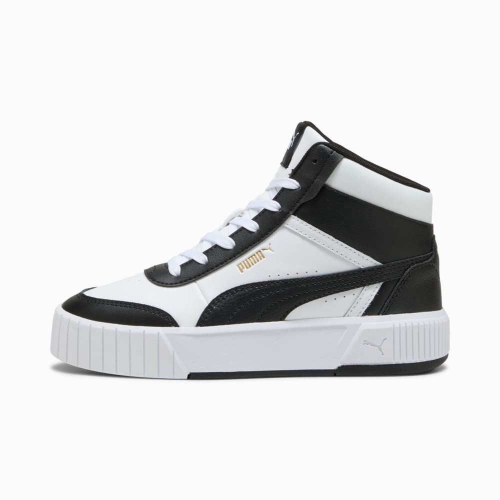 Зображення Puma Кеди Carina Mia Mid Sneakers Women #1: PUMA White-PUMA Black-PUMA Gold