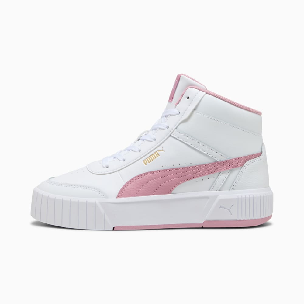 Зображення Puma Кеди Carina Mia Mid Sneakers Women #1: PUMA White-Poised Pink-PUMA Gold