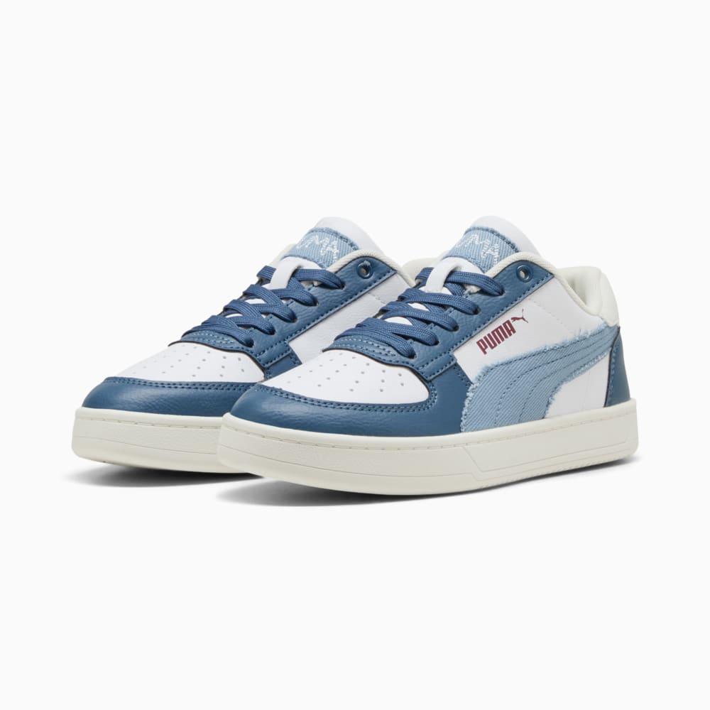 Изображение Puma Кеды Caven 2.0 MID90s Sneakers Youth #2: PUMA White-Cool Blue-Vapor Gray