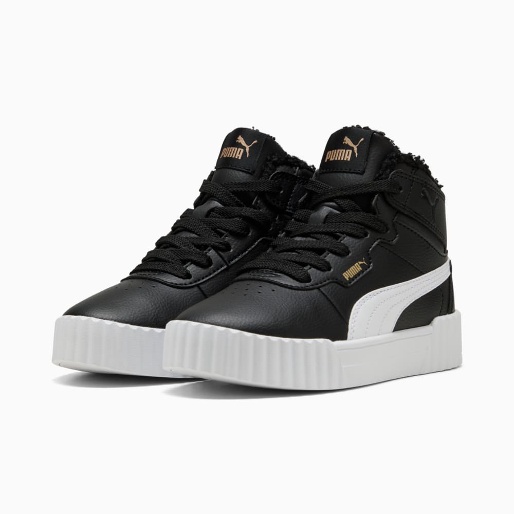 Зображення Puma Дитячі кеди Carina 3.0 Mid Sneakers Kids #2: Puma Black-Puma White