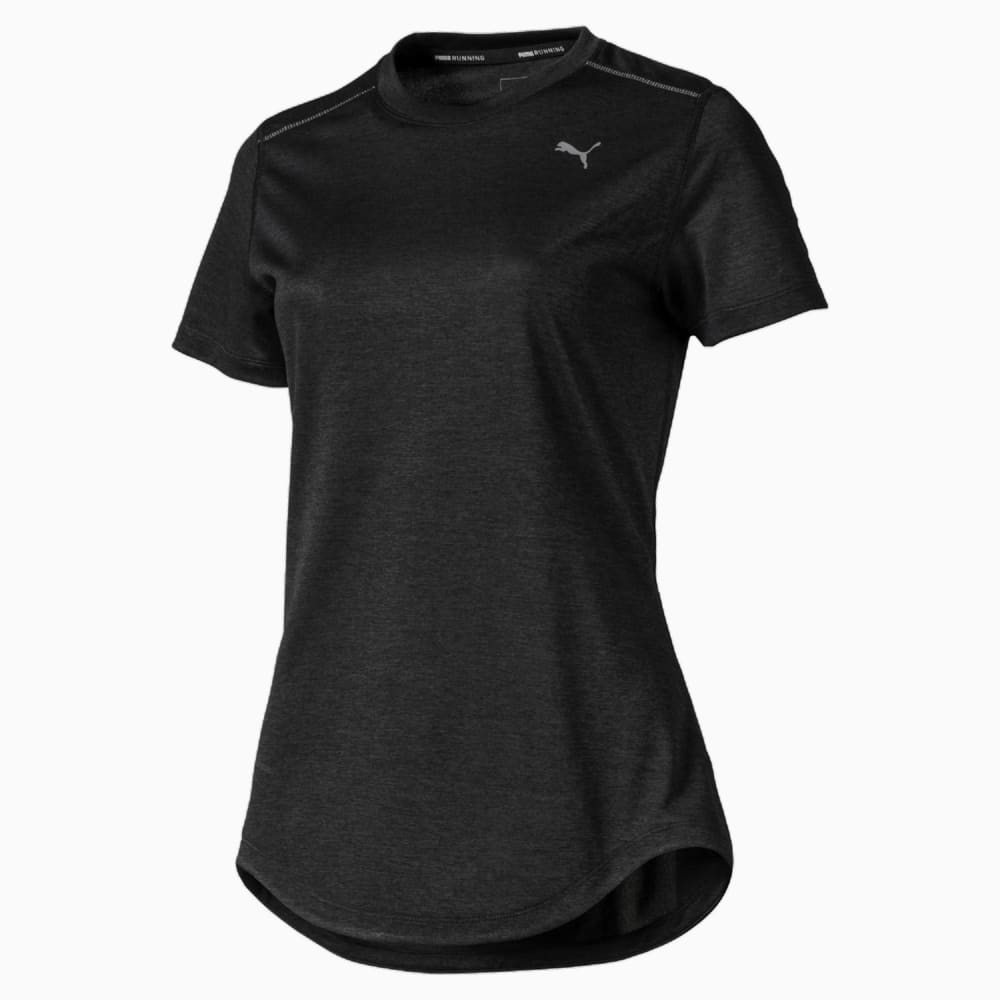 Зображення Puma Футболка Ignite Heather SS Tee #1: Puma Black Heather