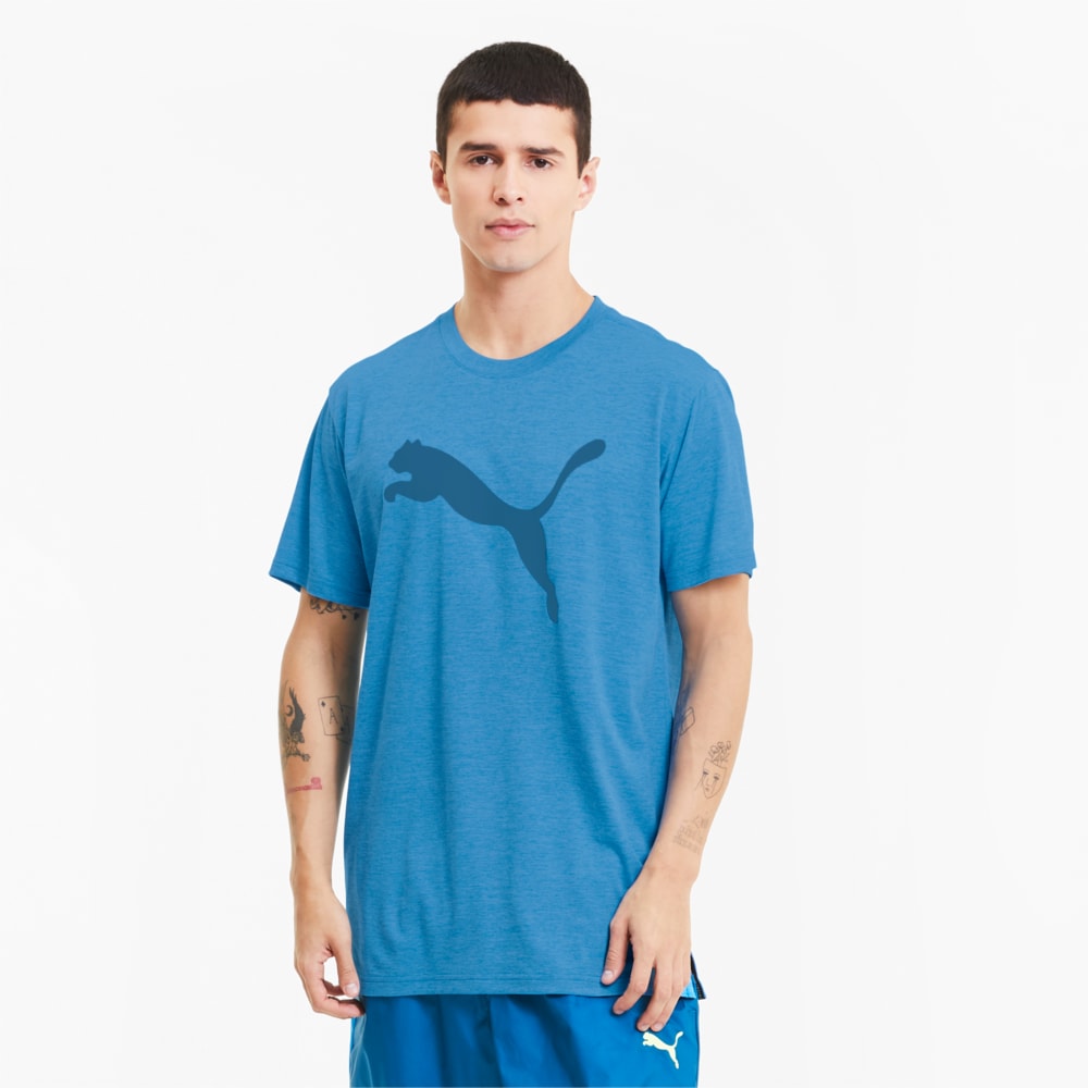 Зображення Puma Футболка PUMA Heather Cat Tee #1: Nrgy Blue Heather