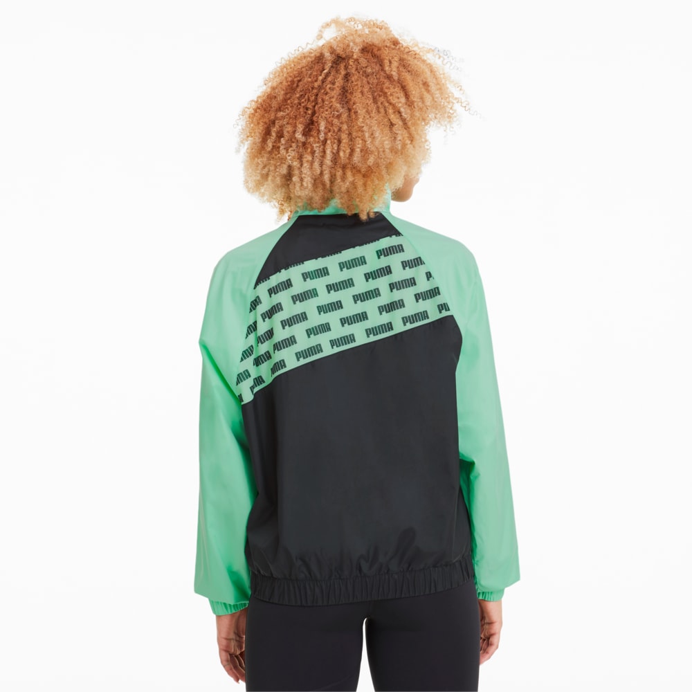 

PUMA - female - Ветровка Feel It Windbreaker – Puma Black-Green Glimmer –, Черный