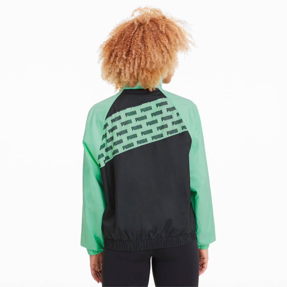 Зображення Puma Вітрівка Feel It Windbreaker #2: Puma Black-Green Glimmer