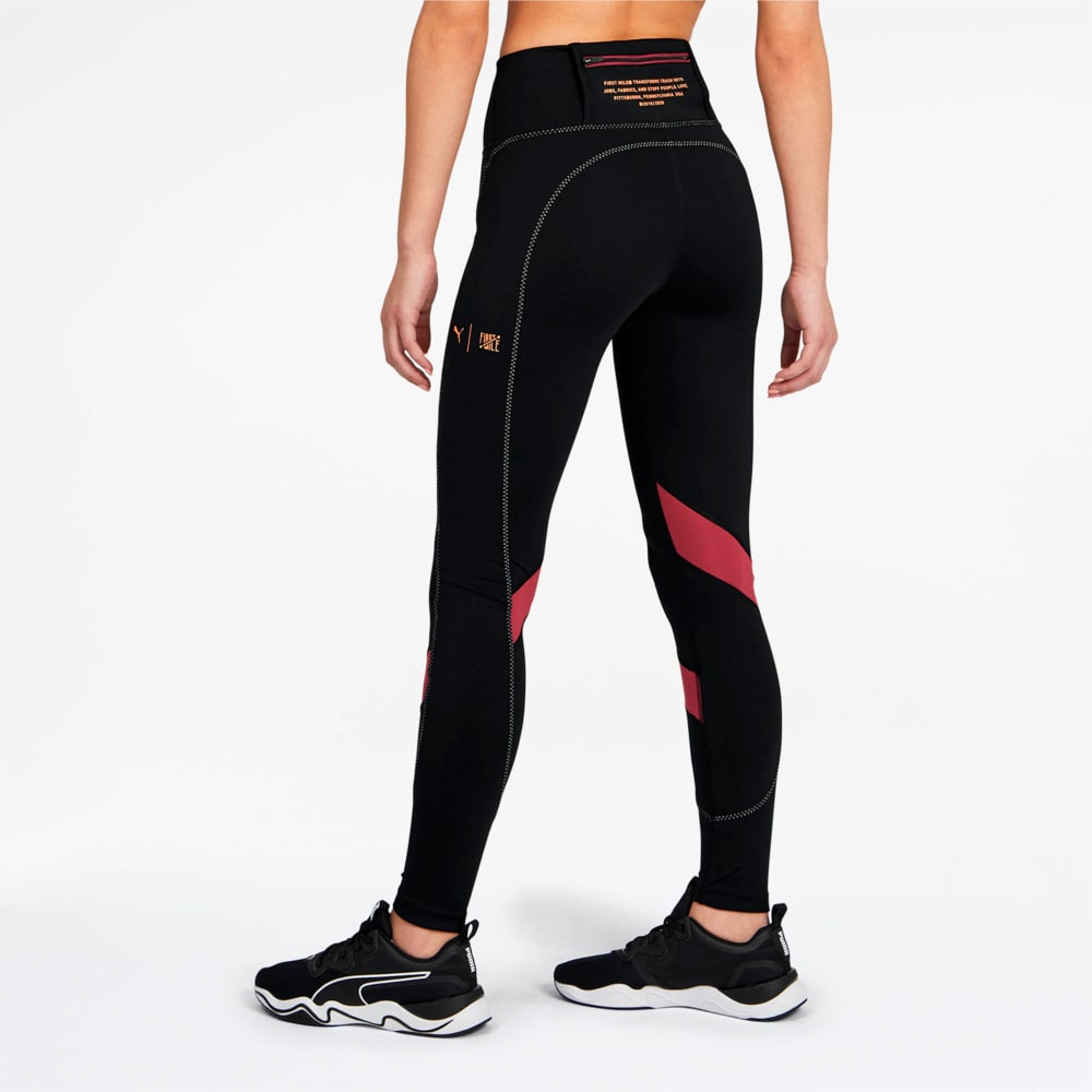 Зображення Puma Легінси The First Mile Eclipse Tight #2: Puma Black-Burnt Russet