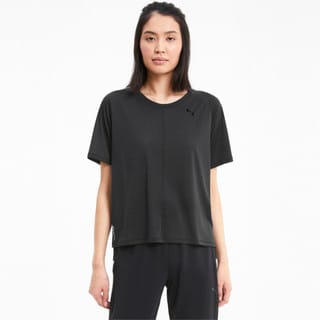 Polera deportiva holgada de manga corta Studio para mujer Knasta