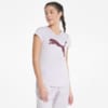 Изображение Puma Футболка Favourite Heather Cat Women's Training Tee #1: Lavender Fog Heather