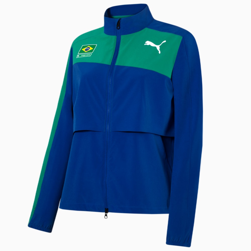 Jaqueta Atletismo CBAt Feminina, Azul, PUMA