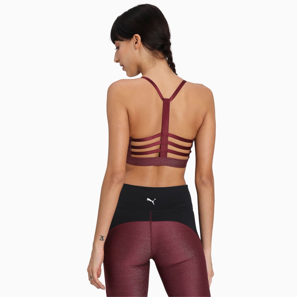 Зображення Puma Бра Low Impact Strappy Women's Training Bra #2: Burgundy