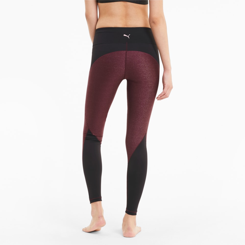 Зображення Puma Легінси Studio Metallic 7/8 Women's Leggings #2: Burgundy