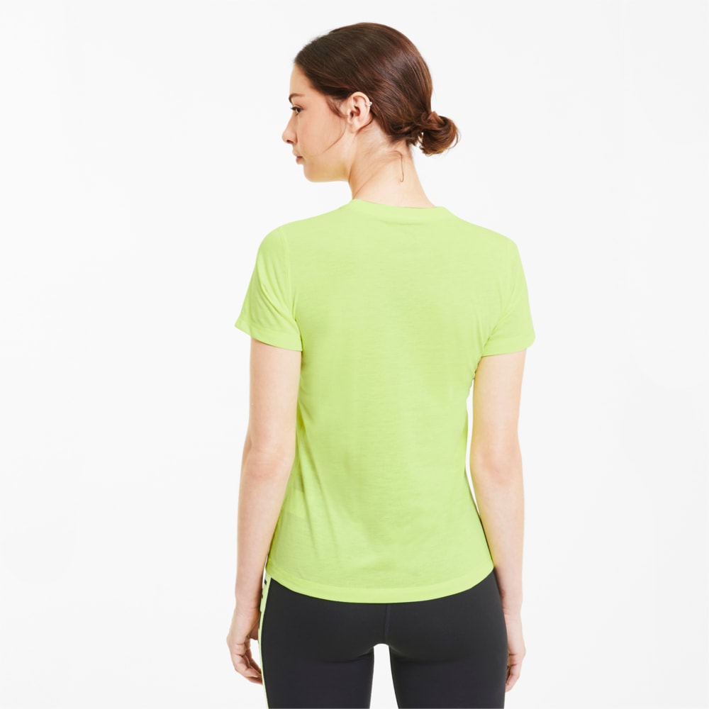 

PUMA - female - Футболка Performance Slogan SS Tee – Fizzy Yellow-Black OSG Print –, Желтый