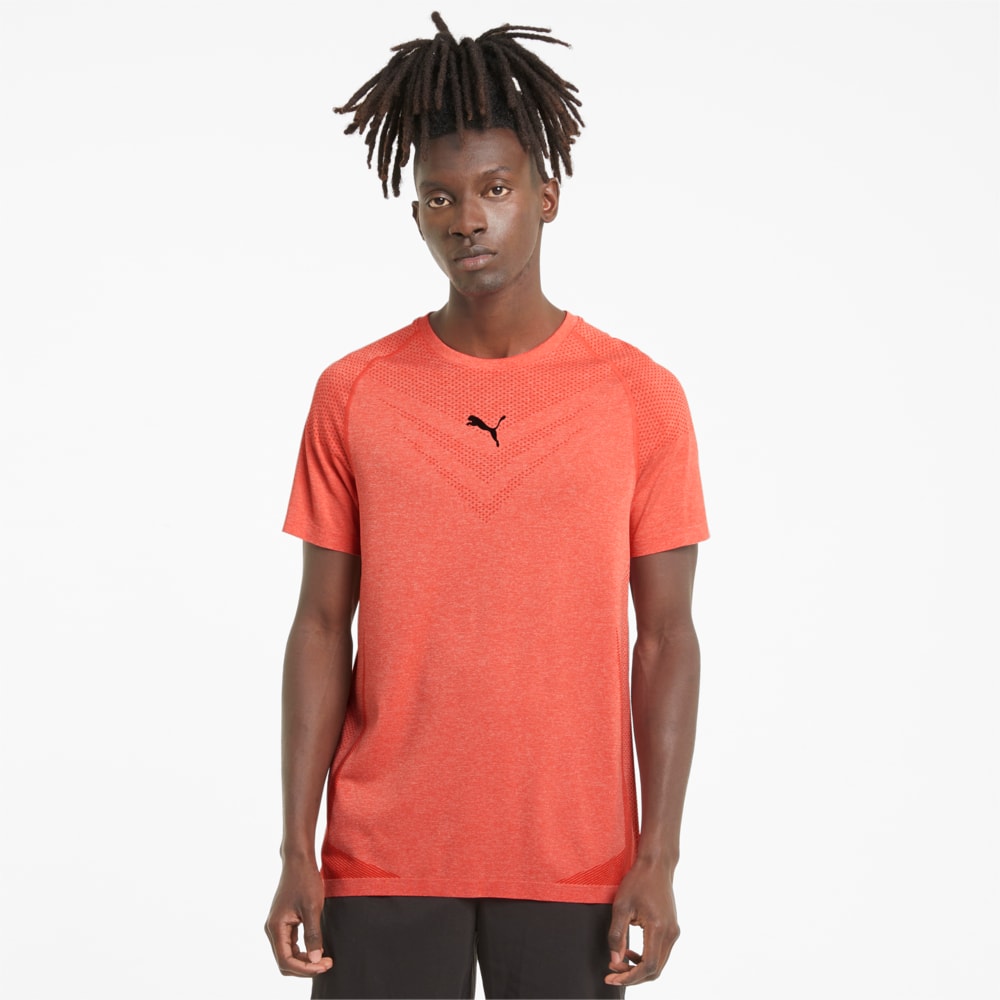 Зображення Puma Футболка evoKNIT Tech Short Sleeve Men's Training Tee #1: Poppy Red