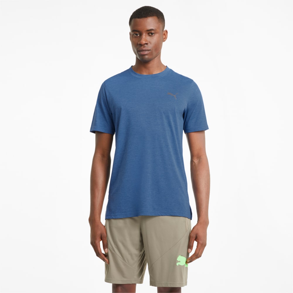 Изображение Puma Футболка Favourite Heather Short Sleeve Men's Training Tee #1: Star Sapphire Heather