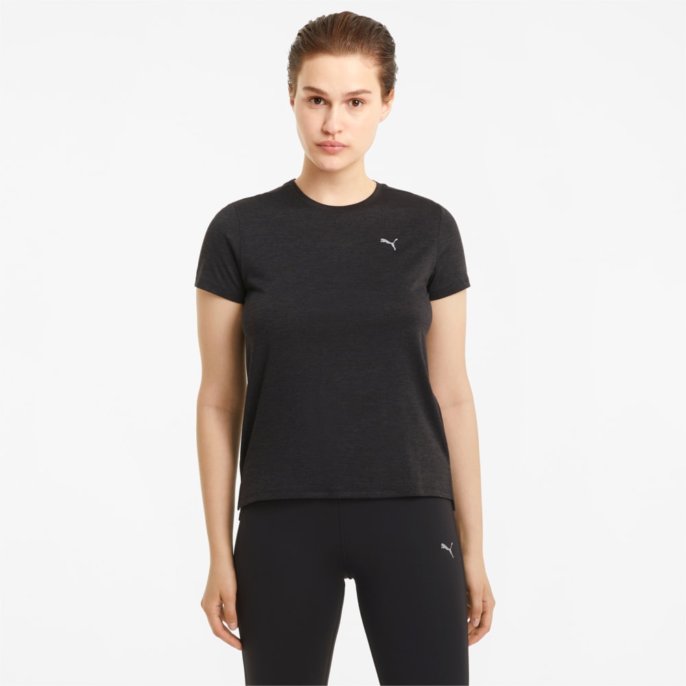 Image Puma Favourite Heather Short Sleeve Women's Running Tee #1