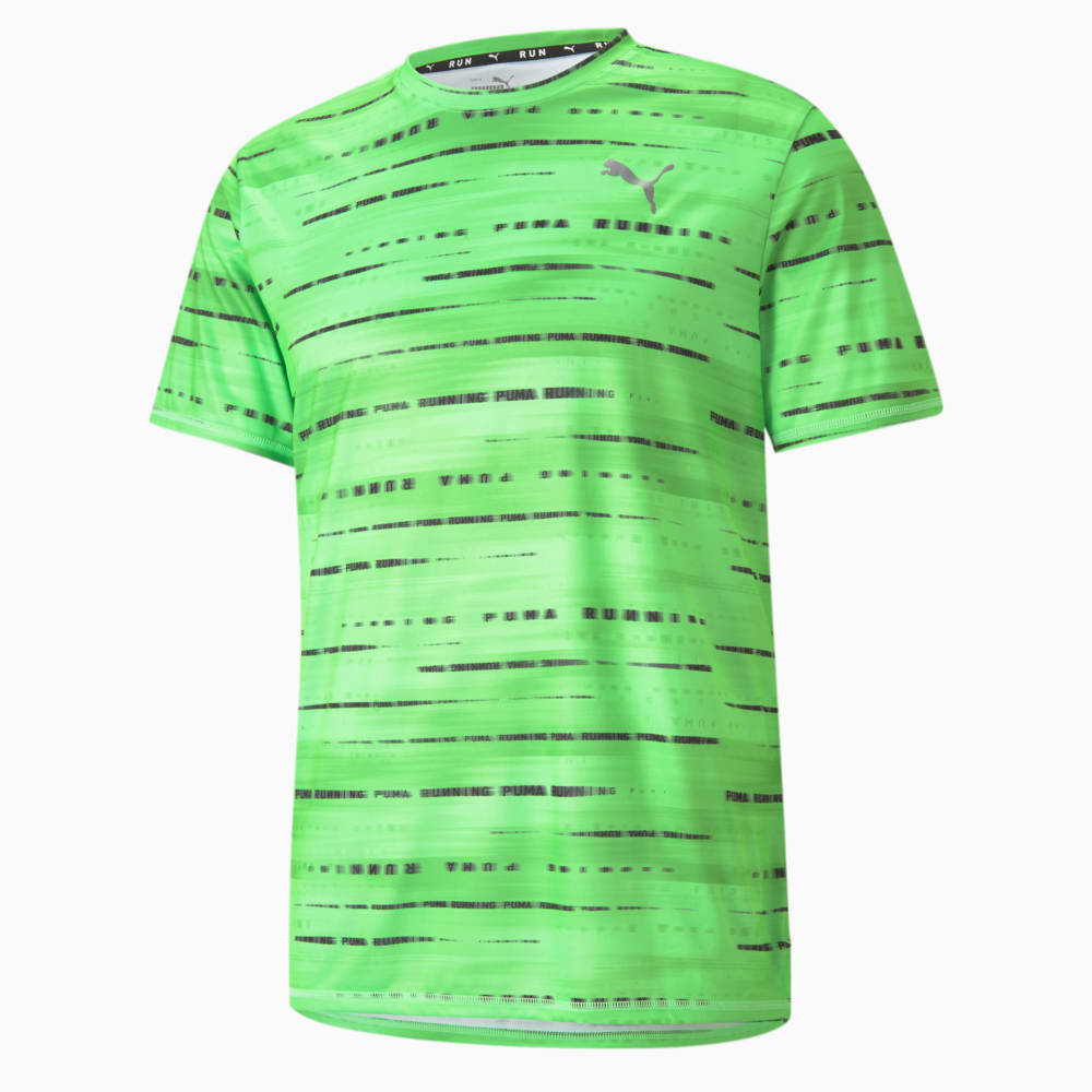 Зображення Puma Футболка Graphic Short Sleeve Men's Running Tee #1: Elektro Green