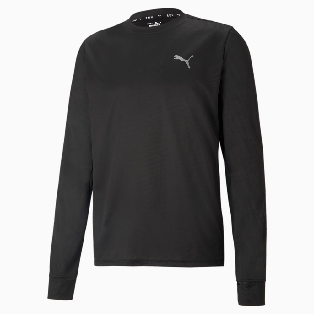 Изображение Puma Лонгслив Favourite Long Sleeve Men's Running Tee #1: Puma Black