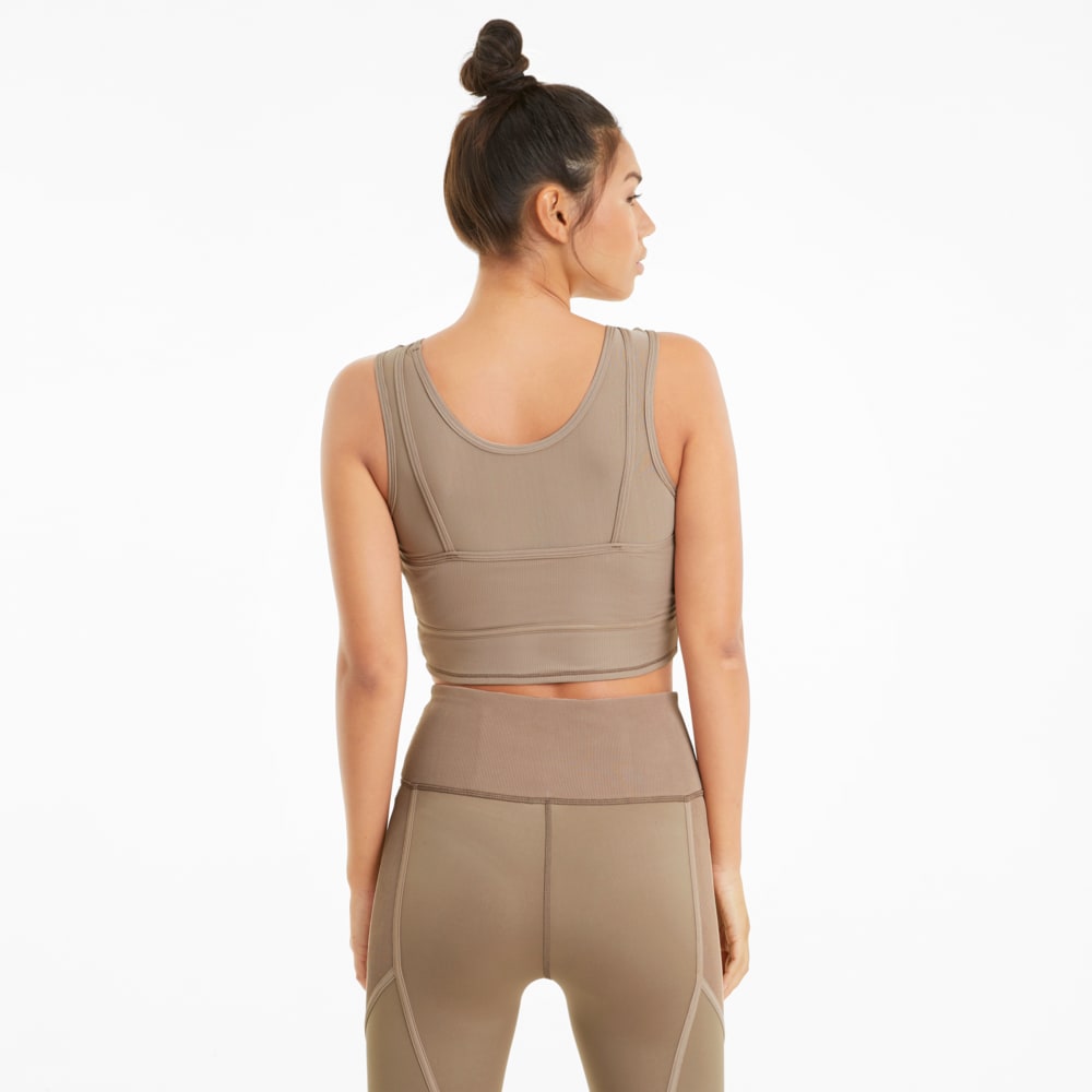 фото Топ studio layered women's training crop top puma
