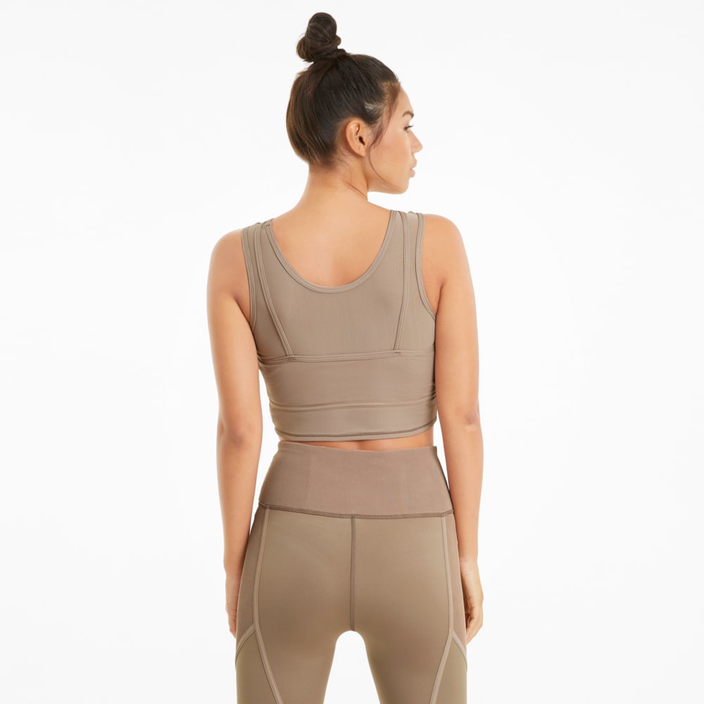 Зображення Puma Топ Studio Layered Women's Training Crop Top #2: Amphora