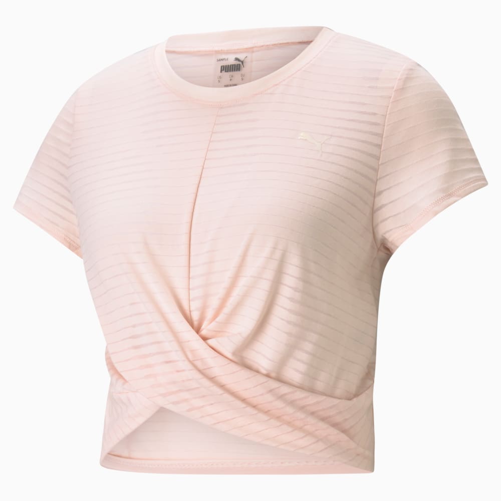 фото Футболка studio twist burnout women's training tee puma