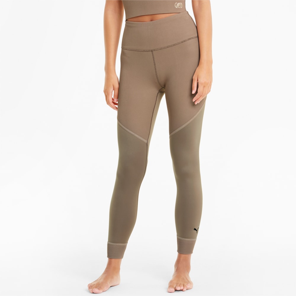 Зображення Puma Легінси Studio Ribbed High Waist 7/8 Women's Training Leggings #1: Amphora