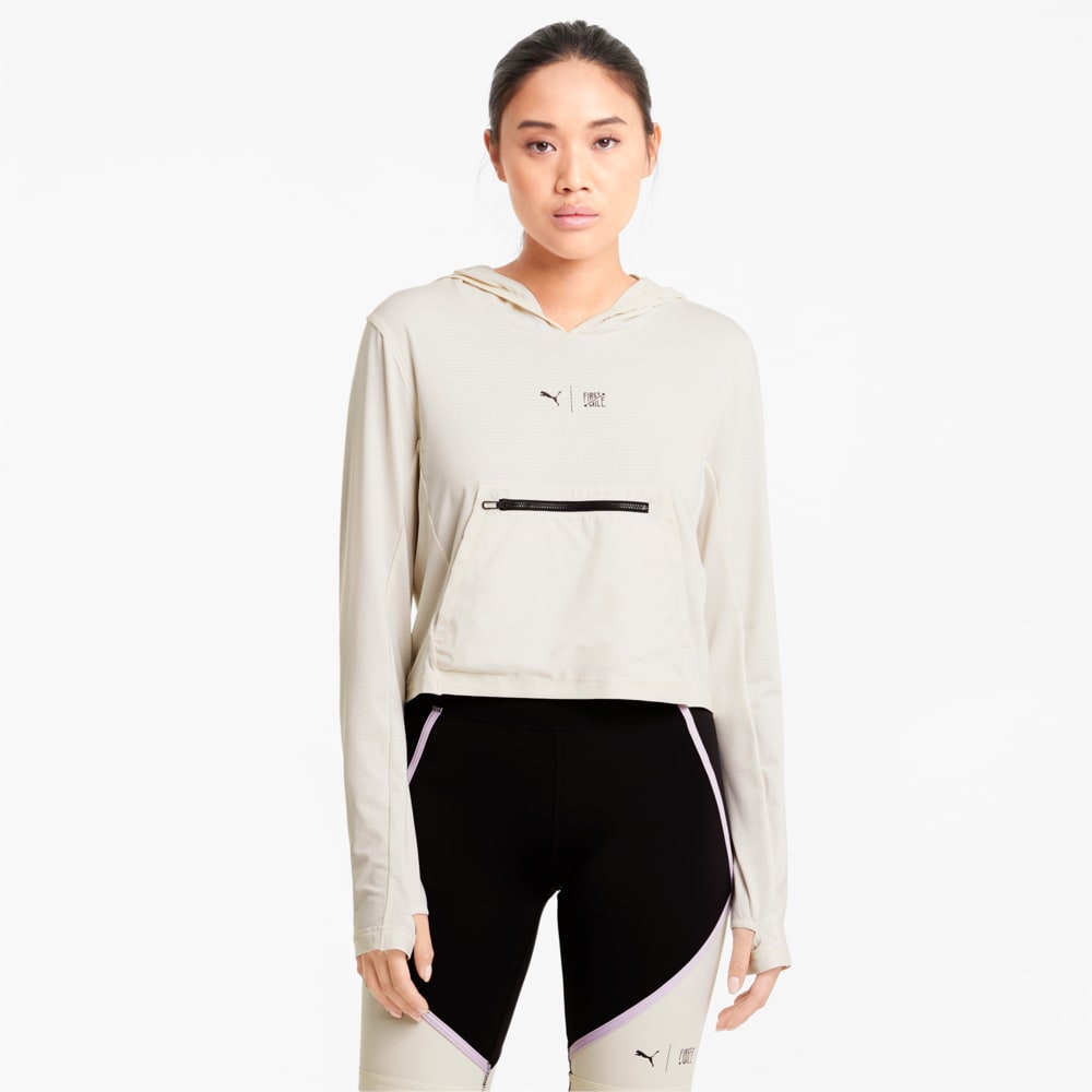 Зображення Puma Толстовка PUMA x FIRST MILE Lightweight Women's Training Hoodie #1: Eggnog