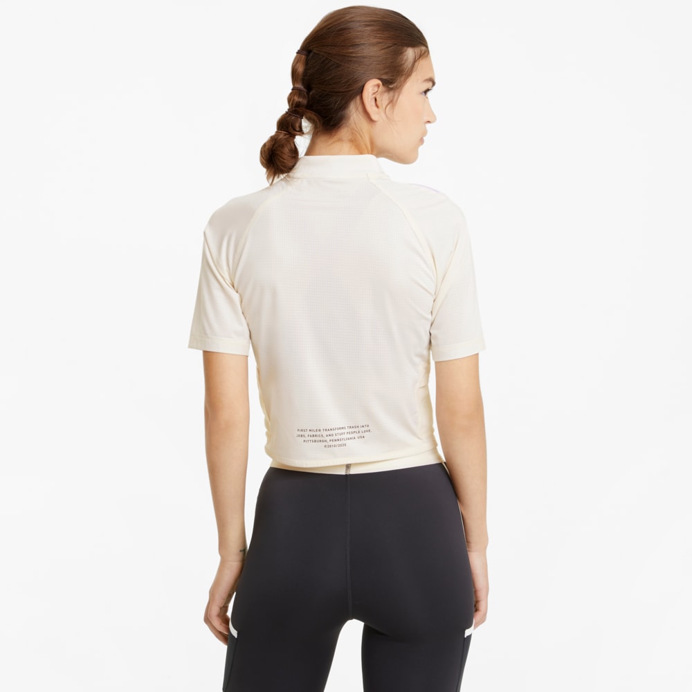 

PUMA - female - Футболка PUMA x FIRST MILE Mock Women's Training Tee – Eggnog –, Бежевый