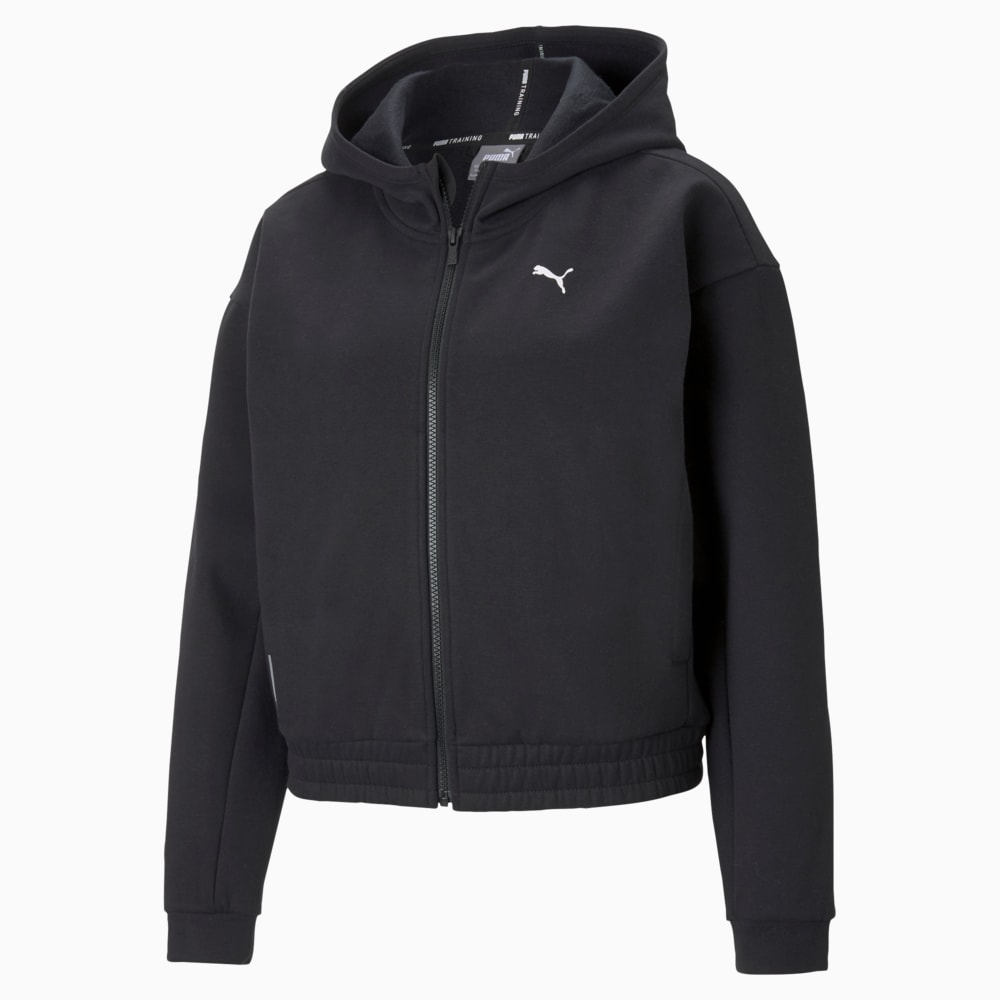 Зображення Puma Толстовка Favourite Full-Zip Women's Training Fleece Hoodie #1: Puma Black