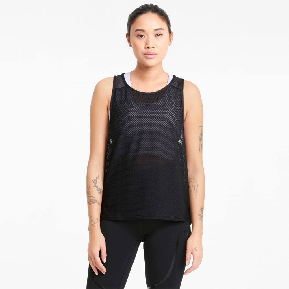 Зображення Puma Майка Mesh Women's Training Tank Top #1: Puma Black