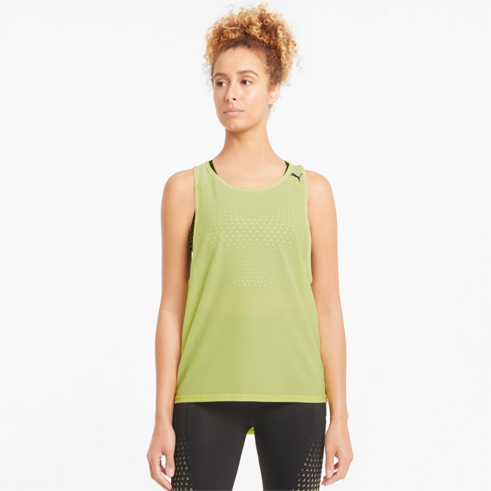 Зображення Puma Майка Mesh Women's Training Tank Top #1: SOFT FLUO YELLOW