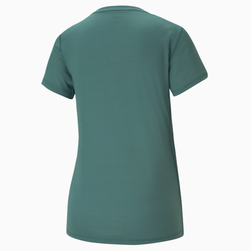 

PUMA - female - Футболка Performance Slogan Short Sleeve Women's Training Tee – Blue Spruce –, Зеленый