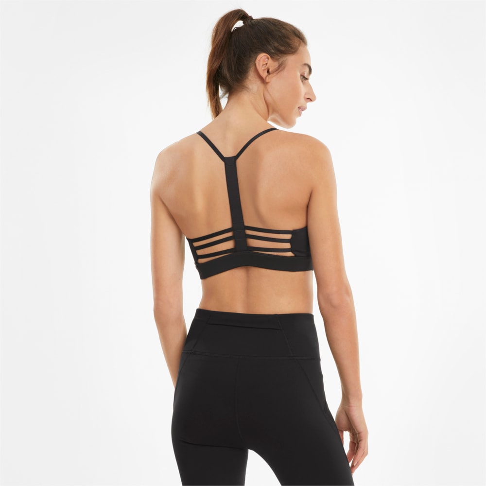 Изображение Puma Бра Low Impact Strappy Women's Training Bra #2: Puma Black