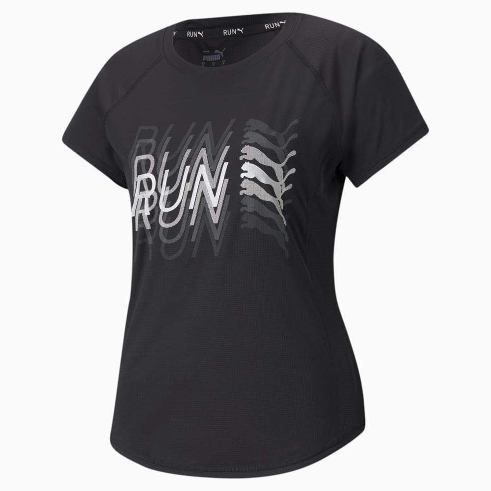 фото Футболка logo short sleeve women's running tee puma