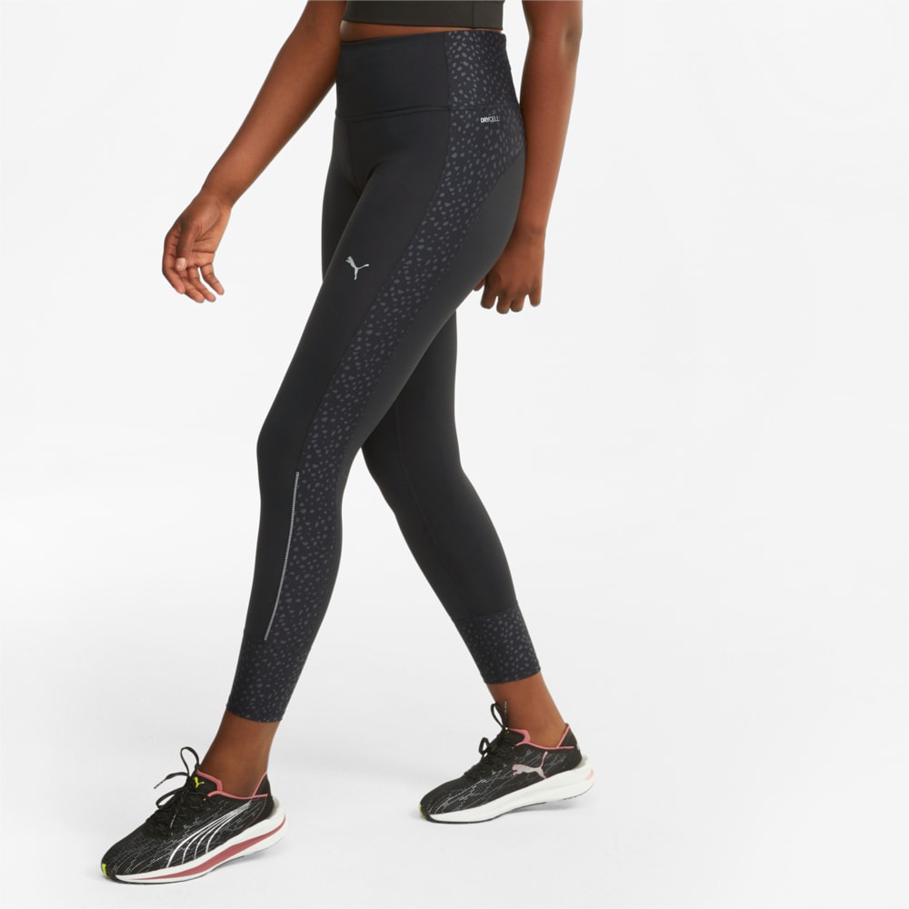 Зображення Puma Легінси Graphic 7/8 Women's Running Leggings #1: Puma Black-Asphalt