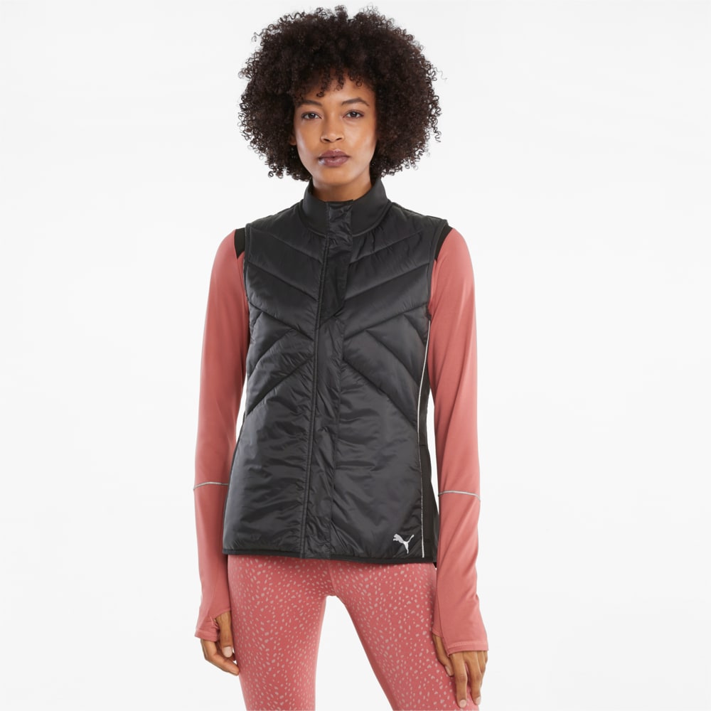 Running puffer vest top