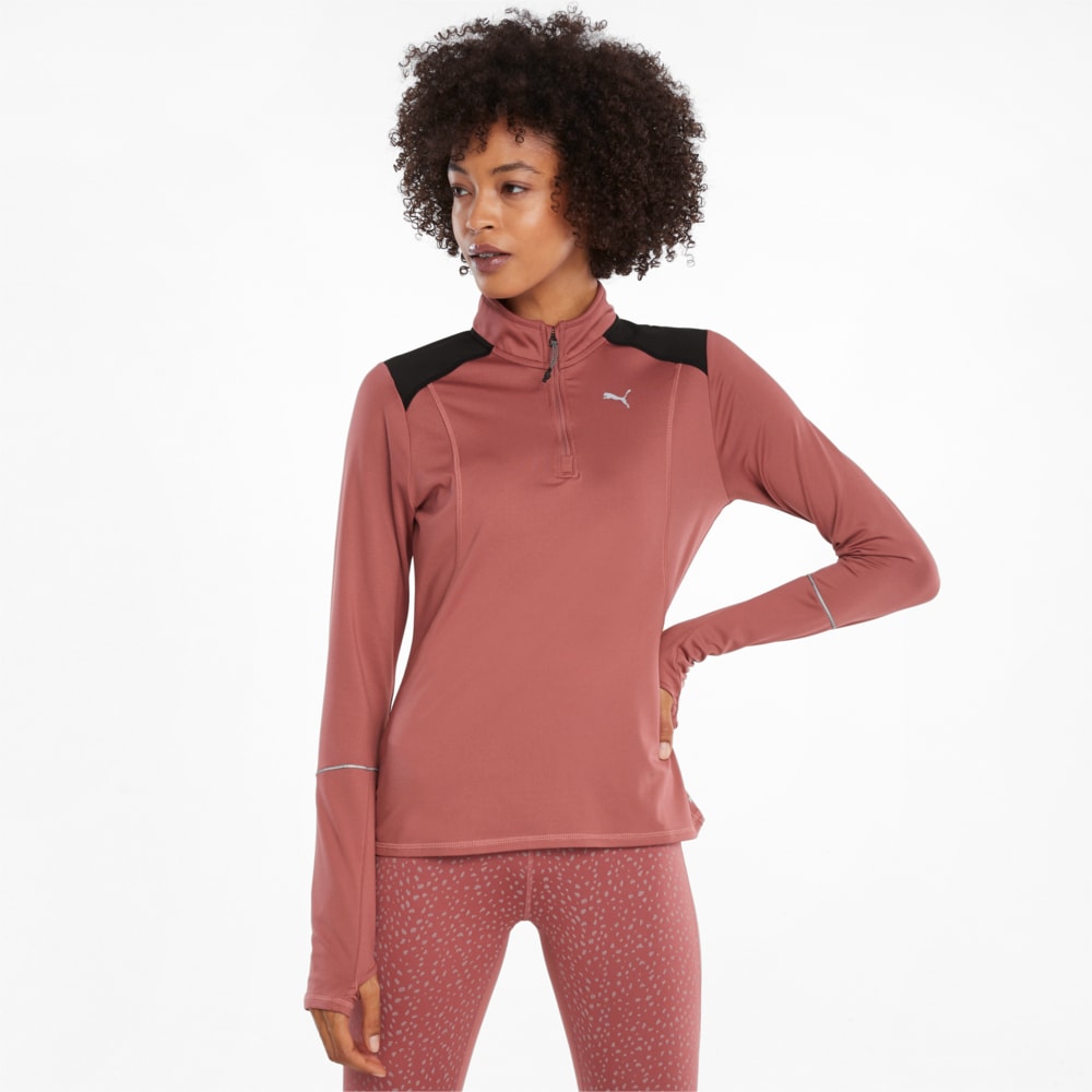 фото Толстовка winterised half-zip women's running top puma