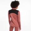 Зображення Puma Толстовка Winterised Half-Zip Women's Running Top #2: Mauvewood-Puma Black