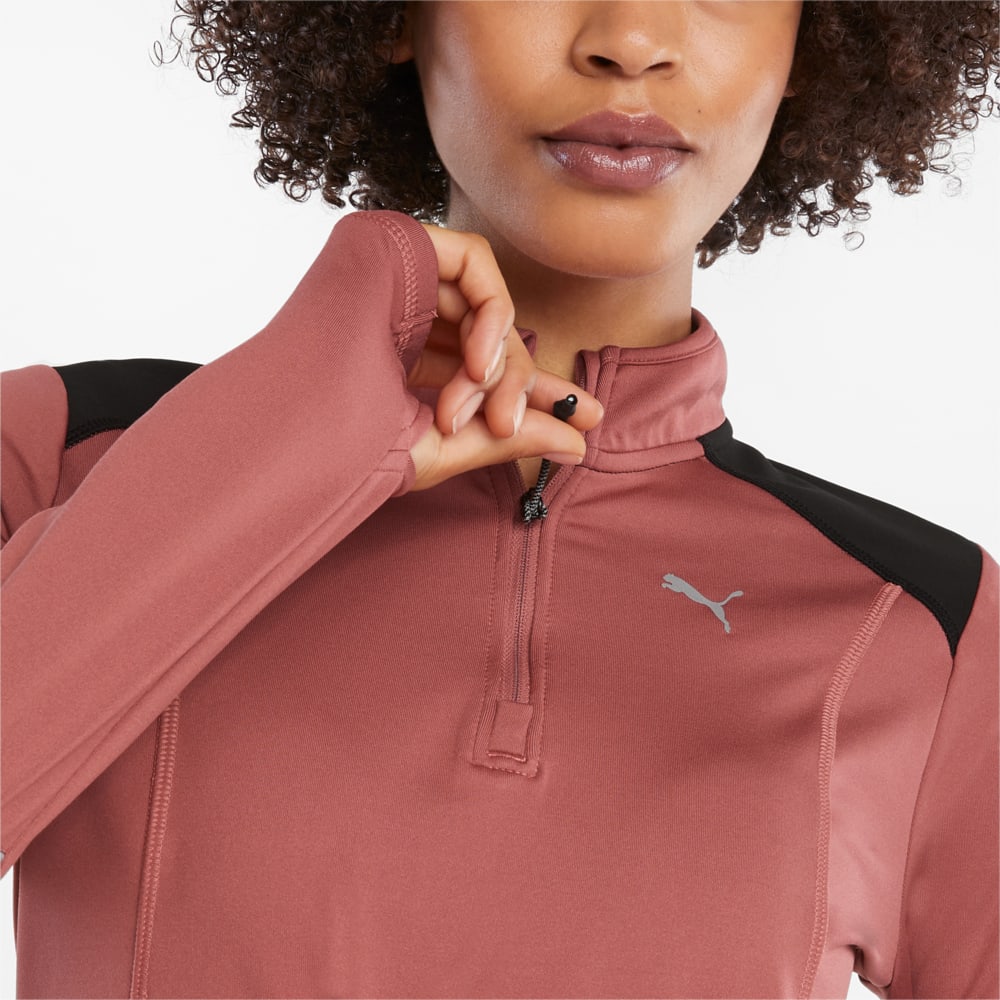 фото Толстовка winterised half-zip women's running top puma