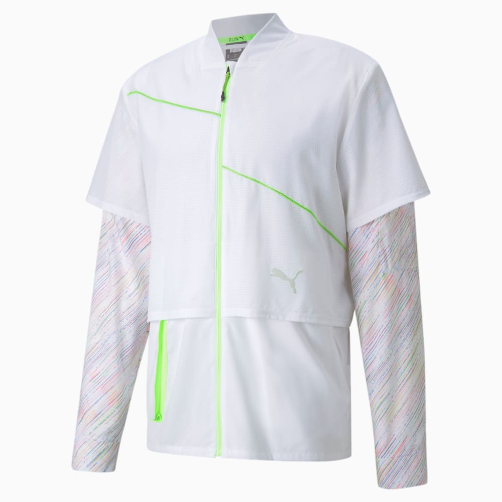 

PUMA - male - Олимпийка Woven Ultra Men's Running Jacket – Puma White –, Белый