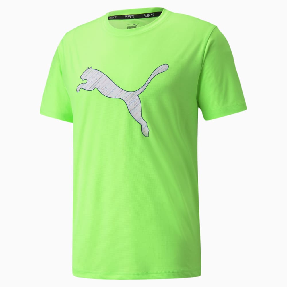 Puma neon green t shirt best sale